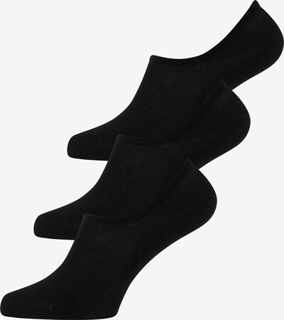 ELBEO Sneakersocken ' 3er-Pack Bamboo Füsslis ' in schwarz, Produktansicht