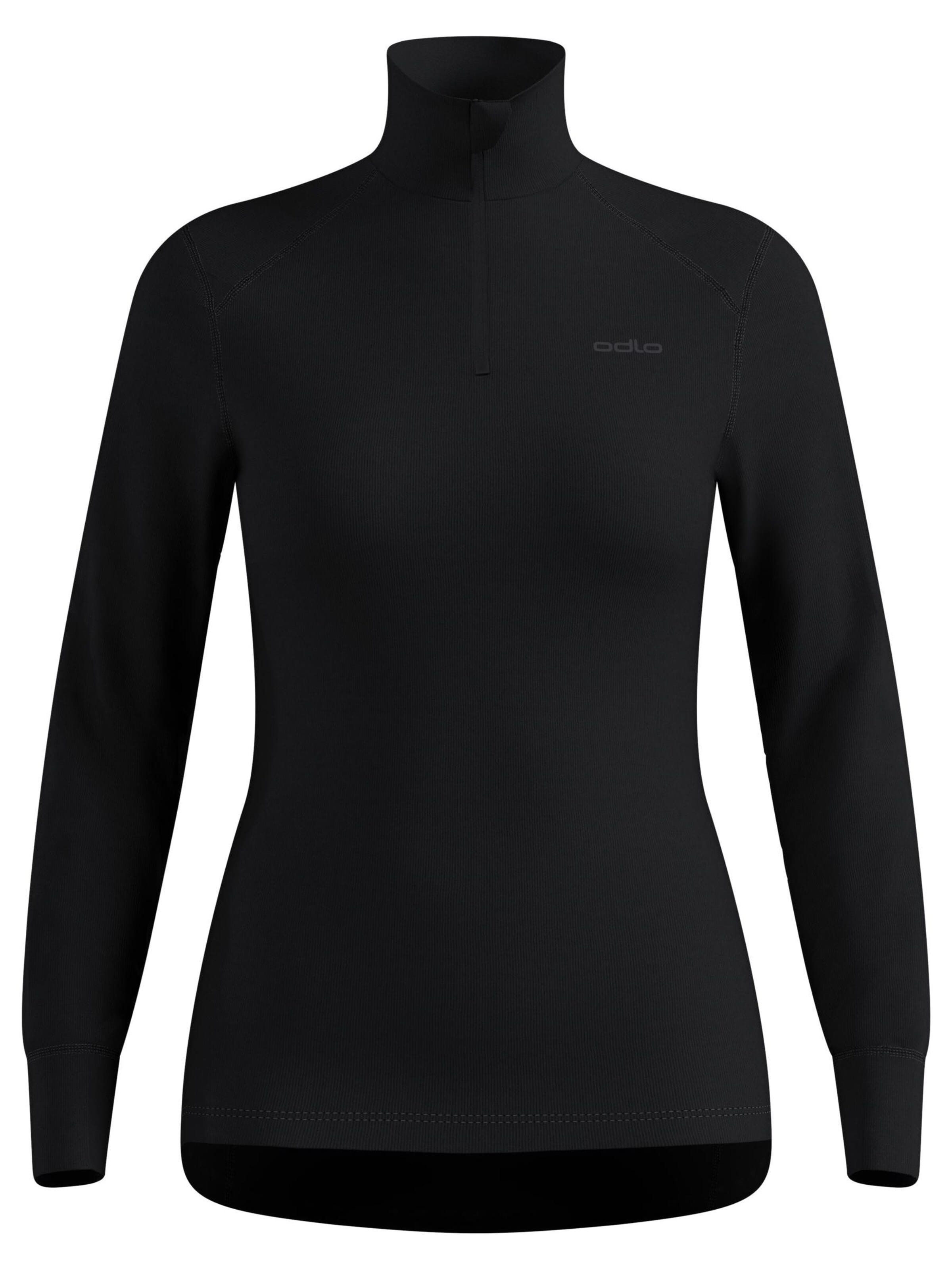 ODLO Base Layer 'ACTIVE WARM'‌ in Schwarz: Vorderseite