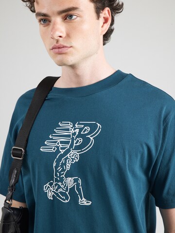 new balance - Camiseta en verde