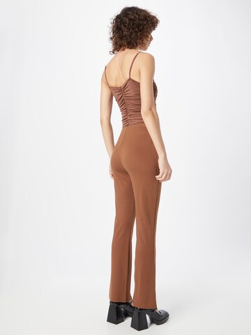 NU-IN Flared Trousers in Brown