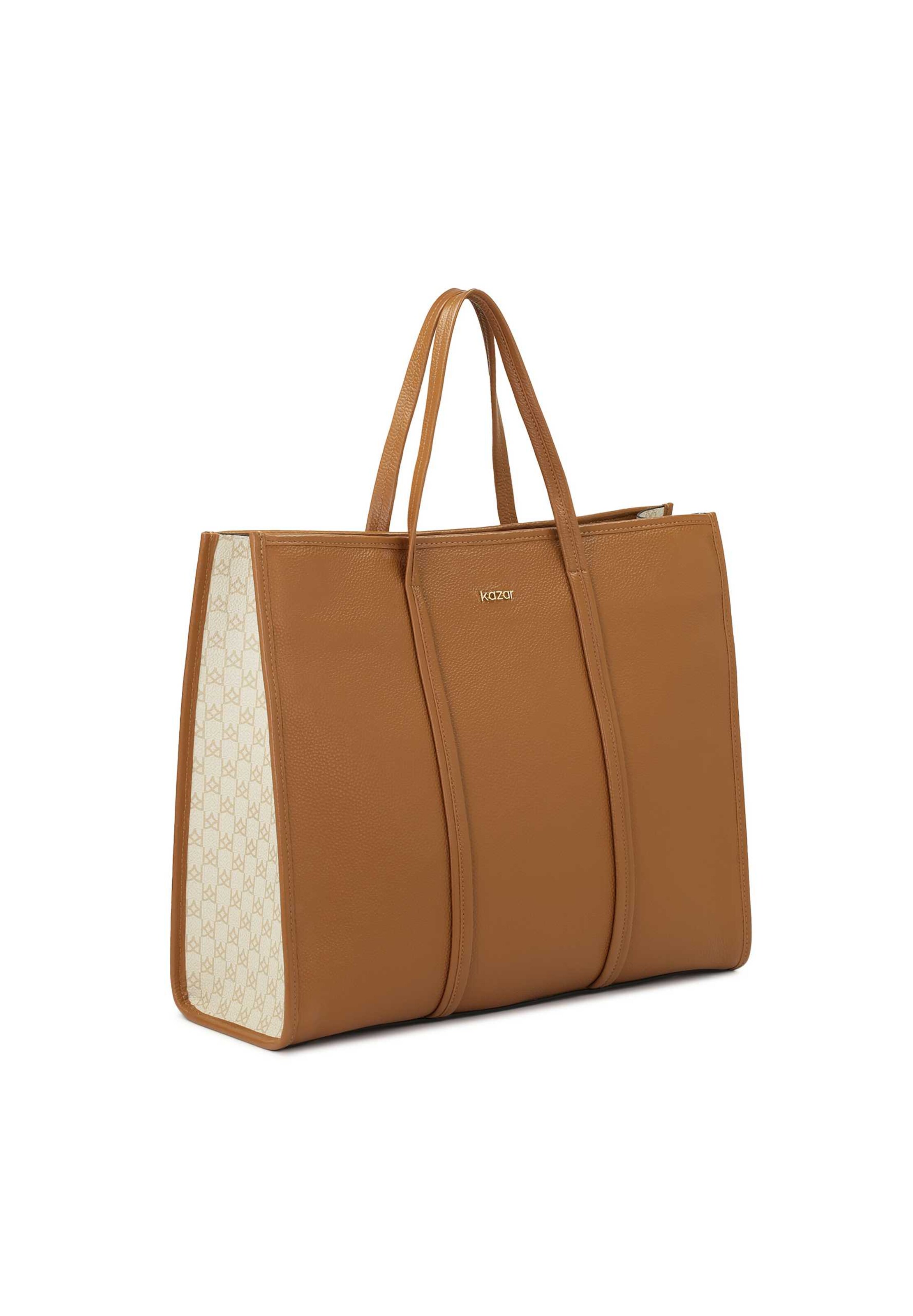 Kazar Μεγάλη τσάντα σε μπεζ