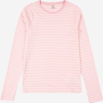 KIDS ONLY Shirt in Roze: voorkant