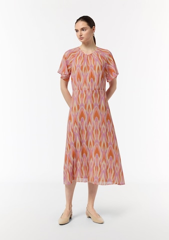 COMMA Jurk in Oranje: voorkant