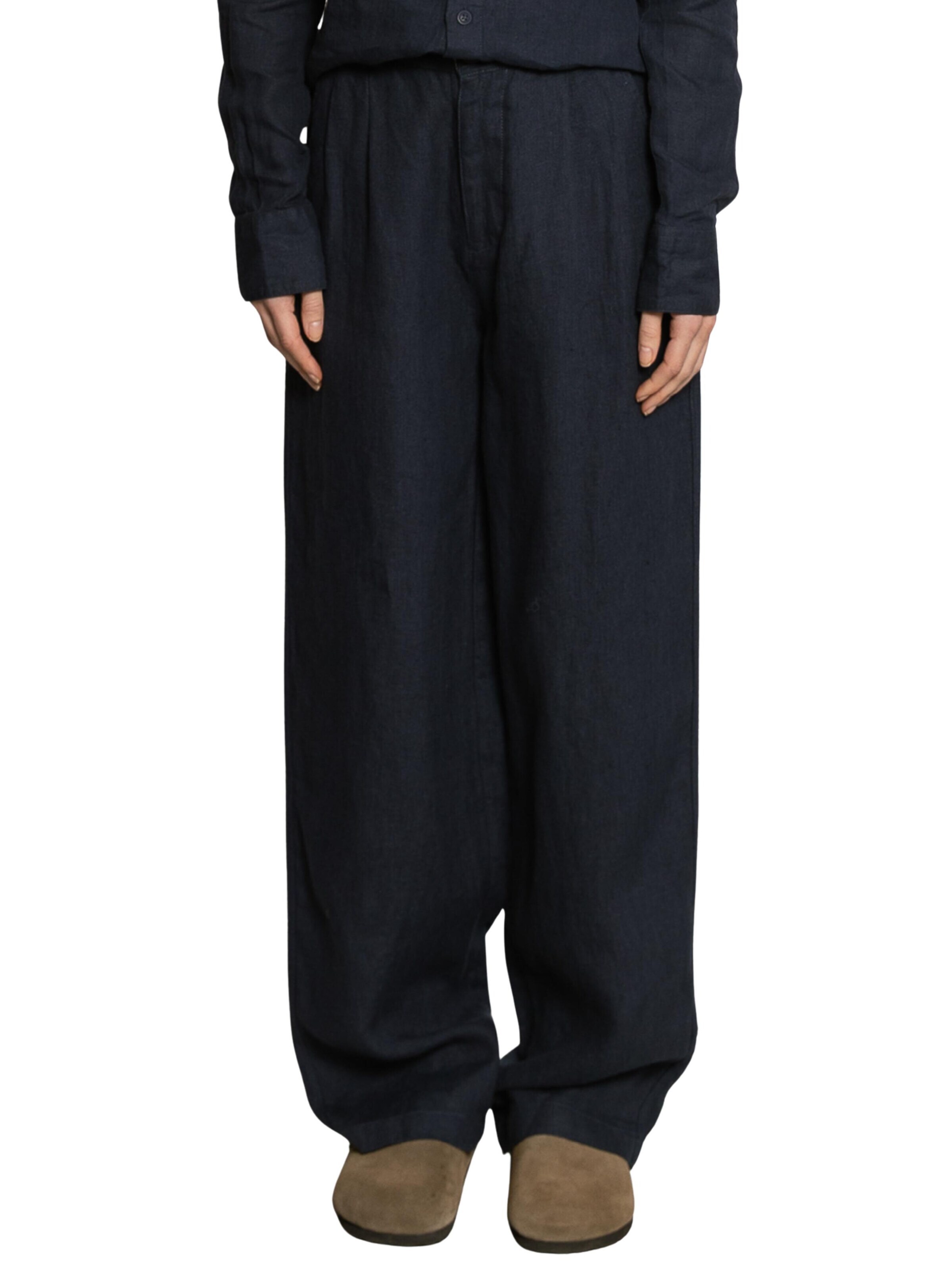 Wide Leg Pantalon 'AIME' LDB en bleu : devant