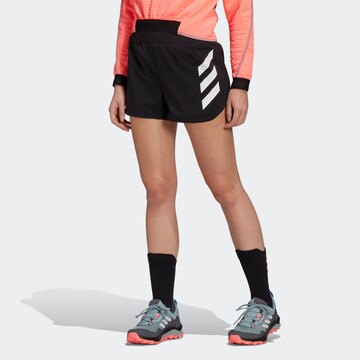 ADIDAS TERREX regular Sportsbukser i sort: forside