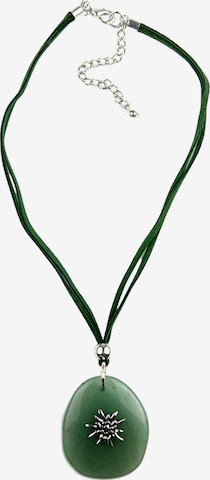 Allgäu Rebell Necklace 'Evi' in Green: front