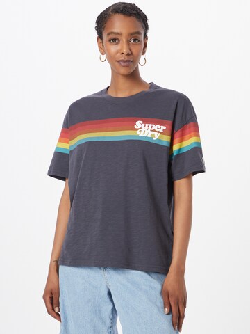 Superdry Shirt 'Cali' in Grey: front