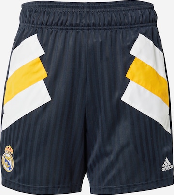 Regular Pantaloni sport 'Real Madrid' de la ADIDAS SPORTSWEAR pe albastru: față