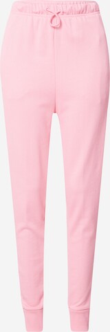 Effilé Pantalon de sport 'Studio Lounge High-Waist' ADIDAS SPORTSWEAR en rose : devant