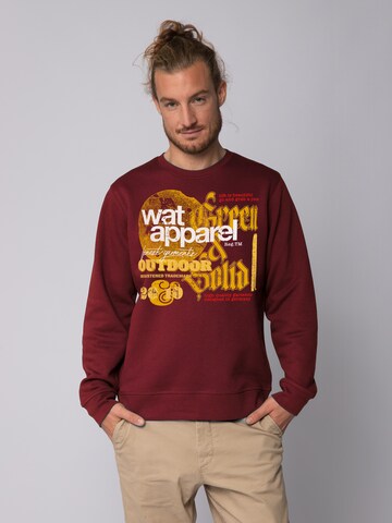 Felpa di Watapparel in rosso: frontale