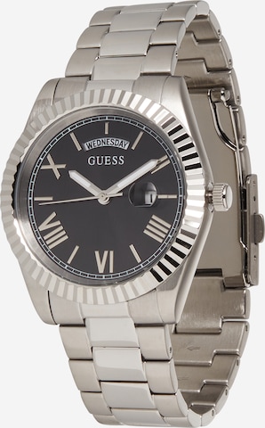 GUESS Analog klocka 'Connoisseur' i silver: framsida