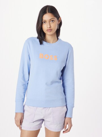 BOSS Orange Sweatshirt 'Ela' in Blue: front