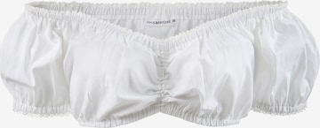 STOCKERPOINT Trachtenbluse 'Georgette' in Weiß: Vorderseite