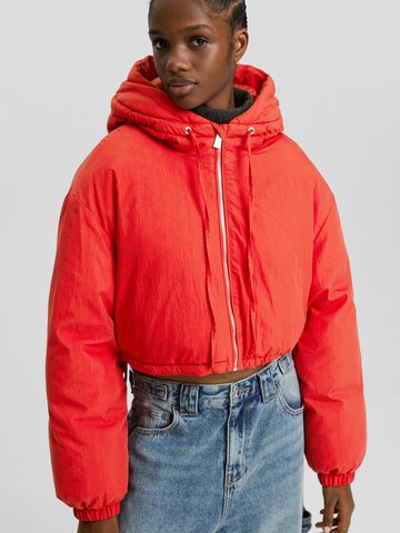 Bershka Between-season jacket in Red