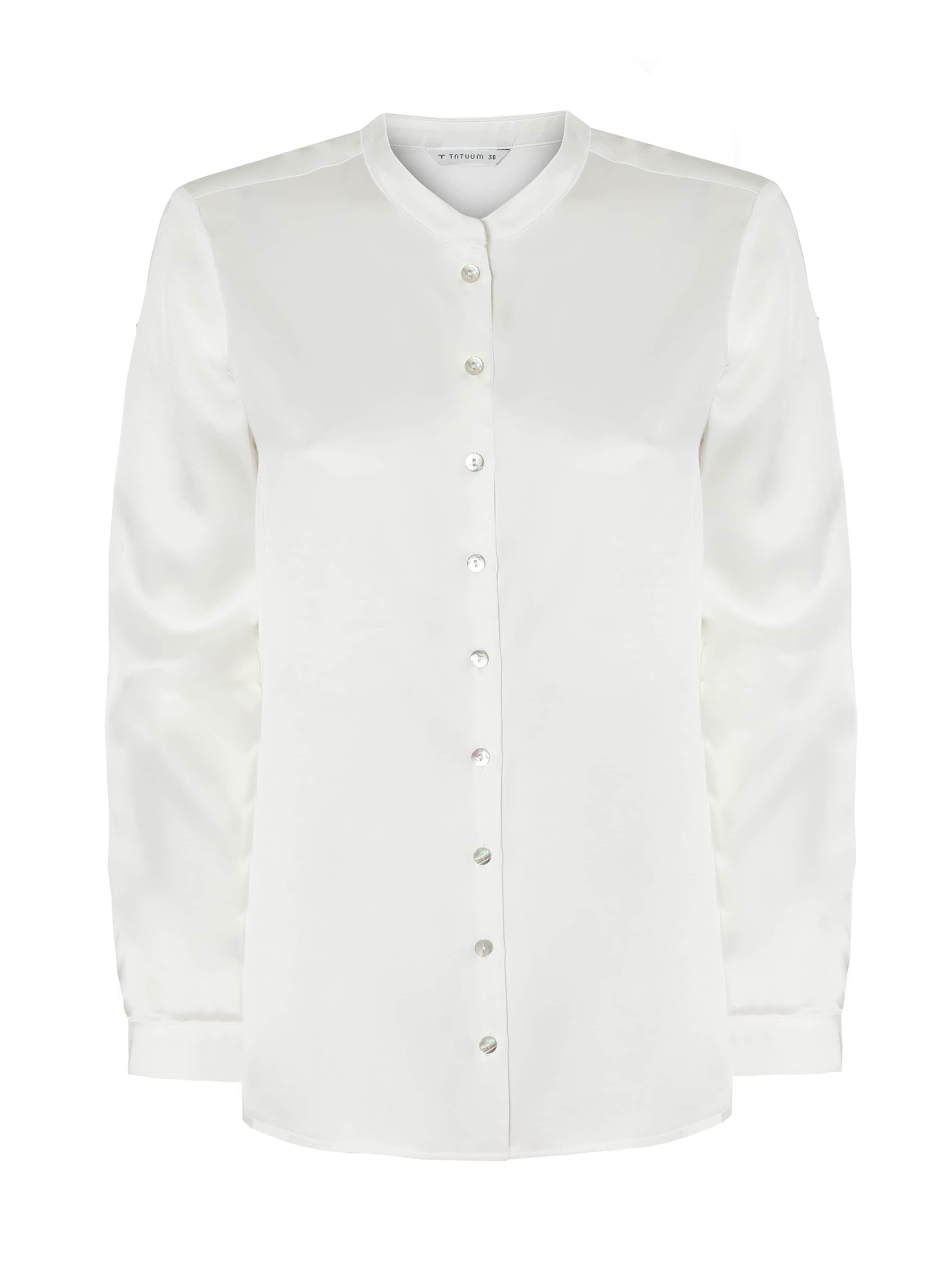 TATUUM Blus 'STENDI' i vit: framsida