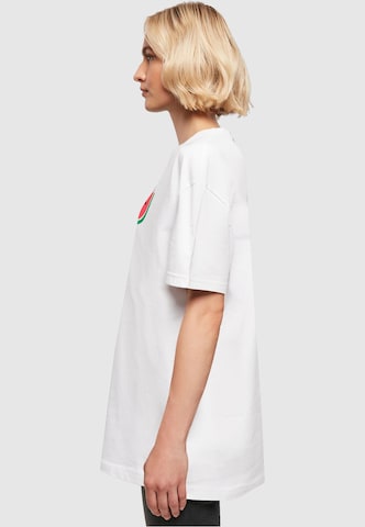Merchcode T-Shirt 'Summer - Summertime' in Weiß
