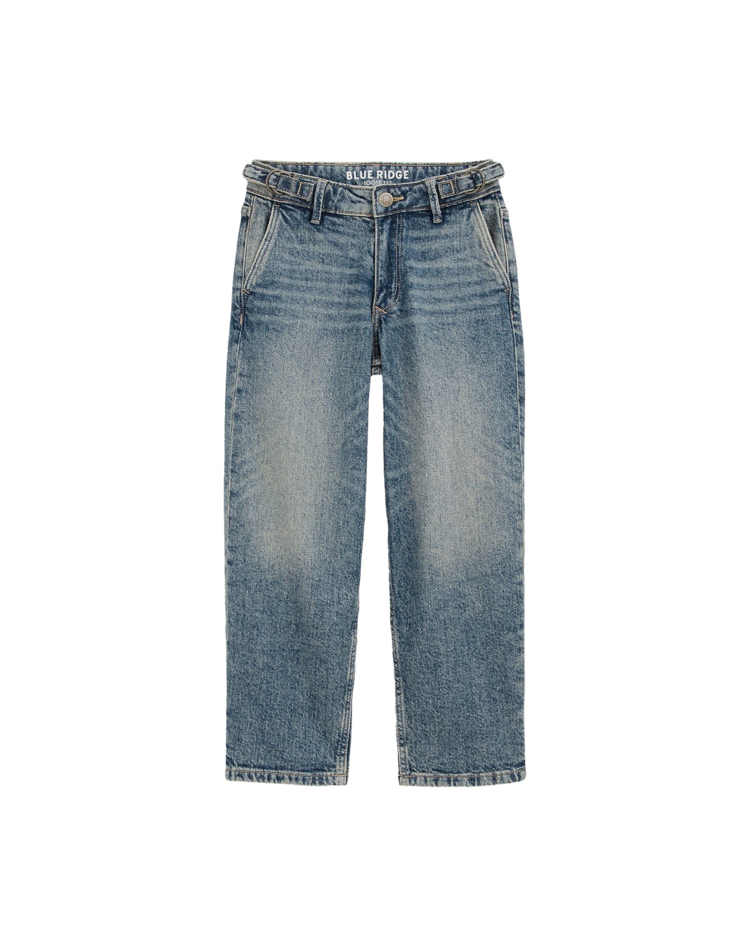 WE Fashion Loosefit Farkut värissä sininen: etupuoli