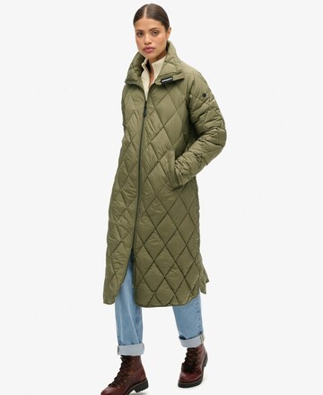 Manteau mi-saison Superdry en vert