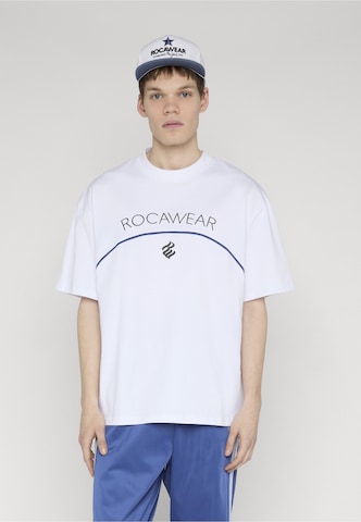 ROCAWEAR Cap 'ROCAFELLA' in White: front