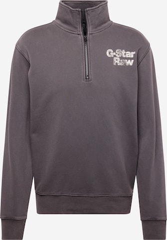 G-Star RAW Sweatshirt in Zwart: voorkant