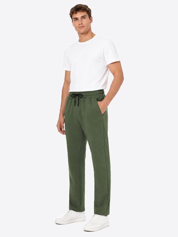 YAGESHARK Regular Workout Pants 'Jogginghose Herren' in Green