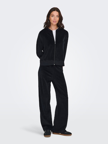 JDY Široký strih Nohavice 'JDYVIDA' - Čierna