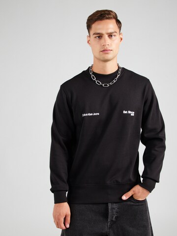 Calvin Klein Jeans Sweatshirt '1978' in Schwarz: Vorderseite