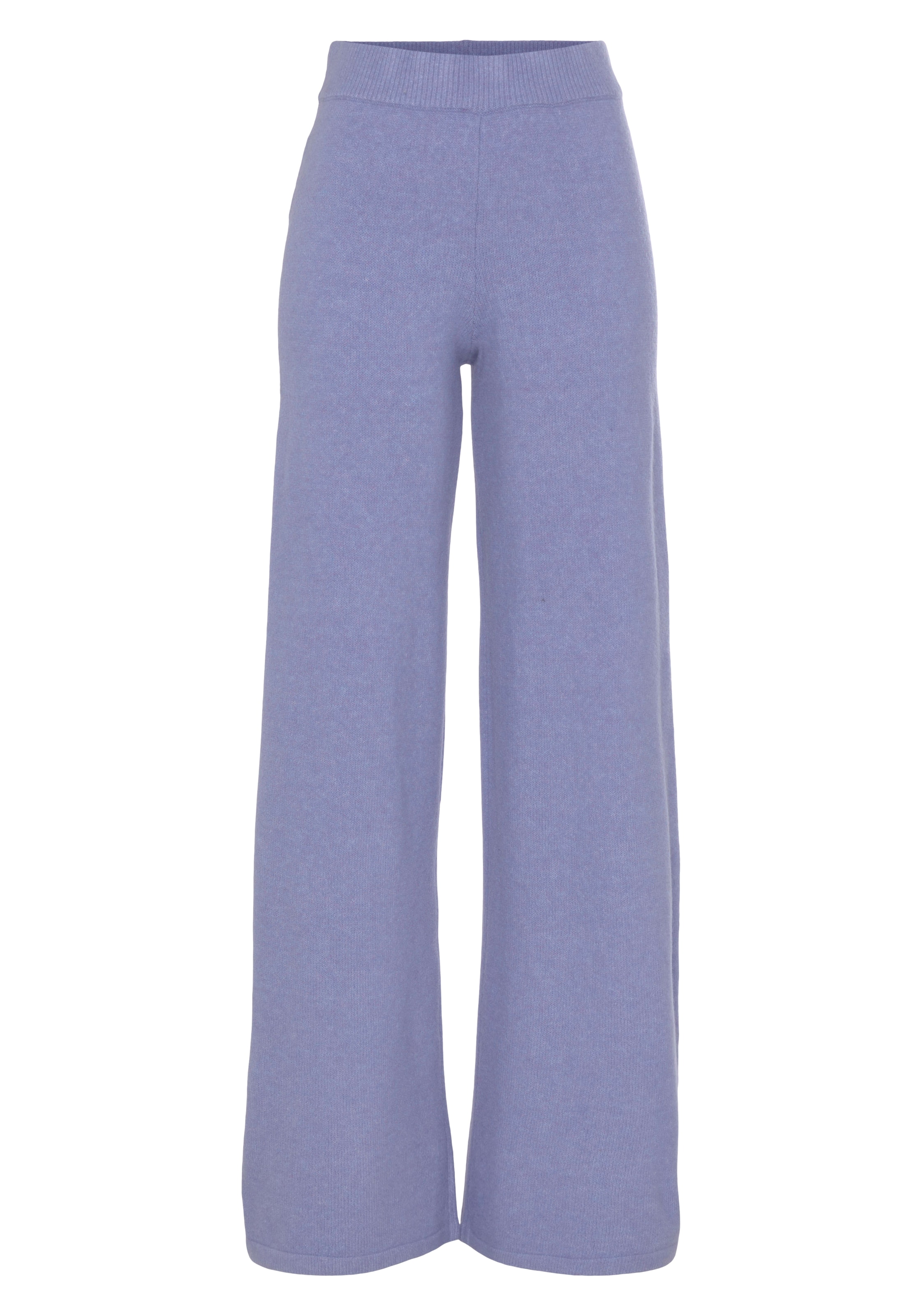 LASCANA Wide leg Pants in Purple: front