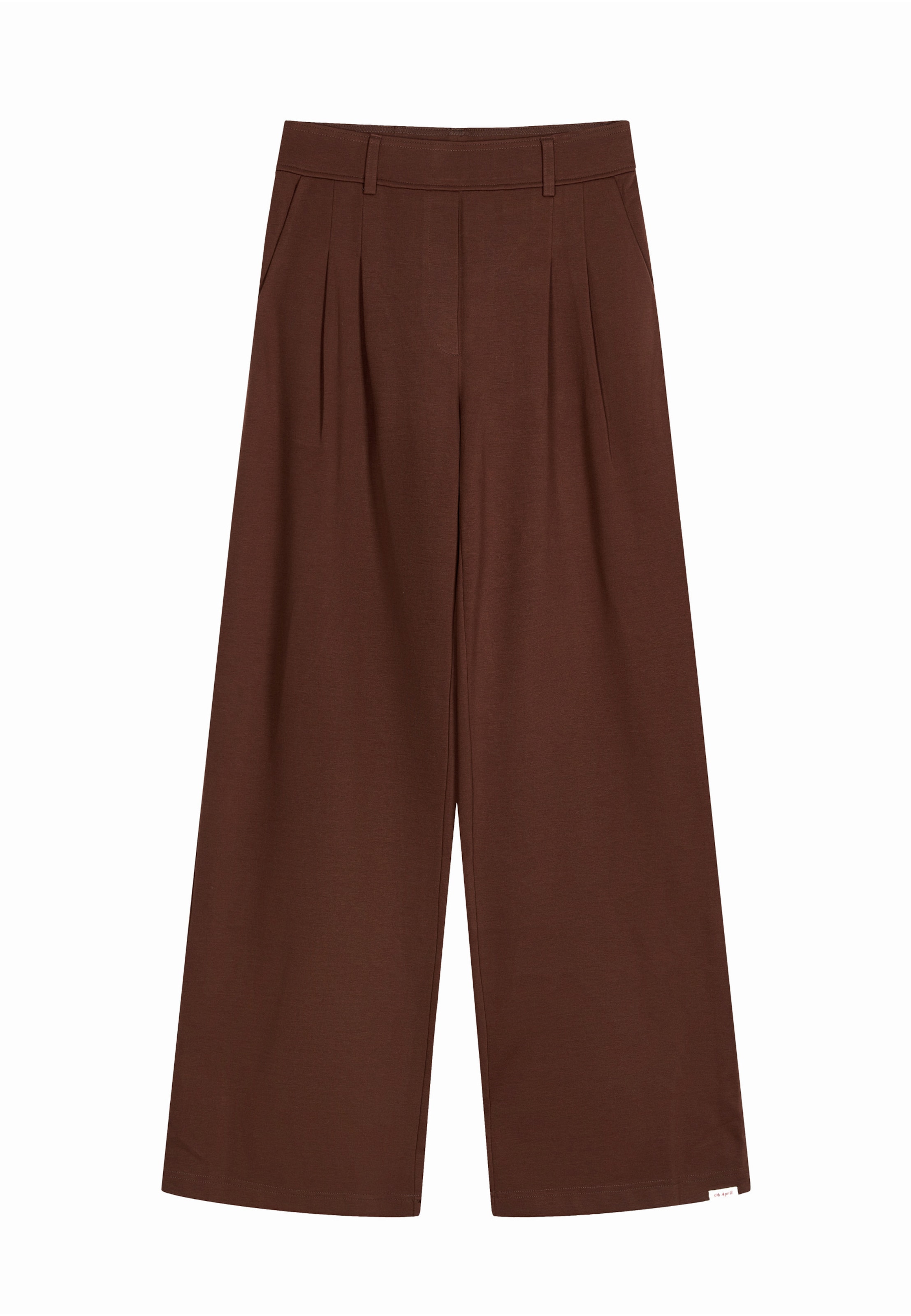 Pantalon à pince 'Miri' OH APRIL en marron : devant