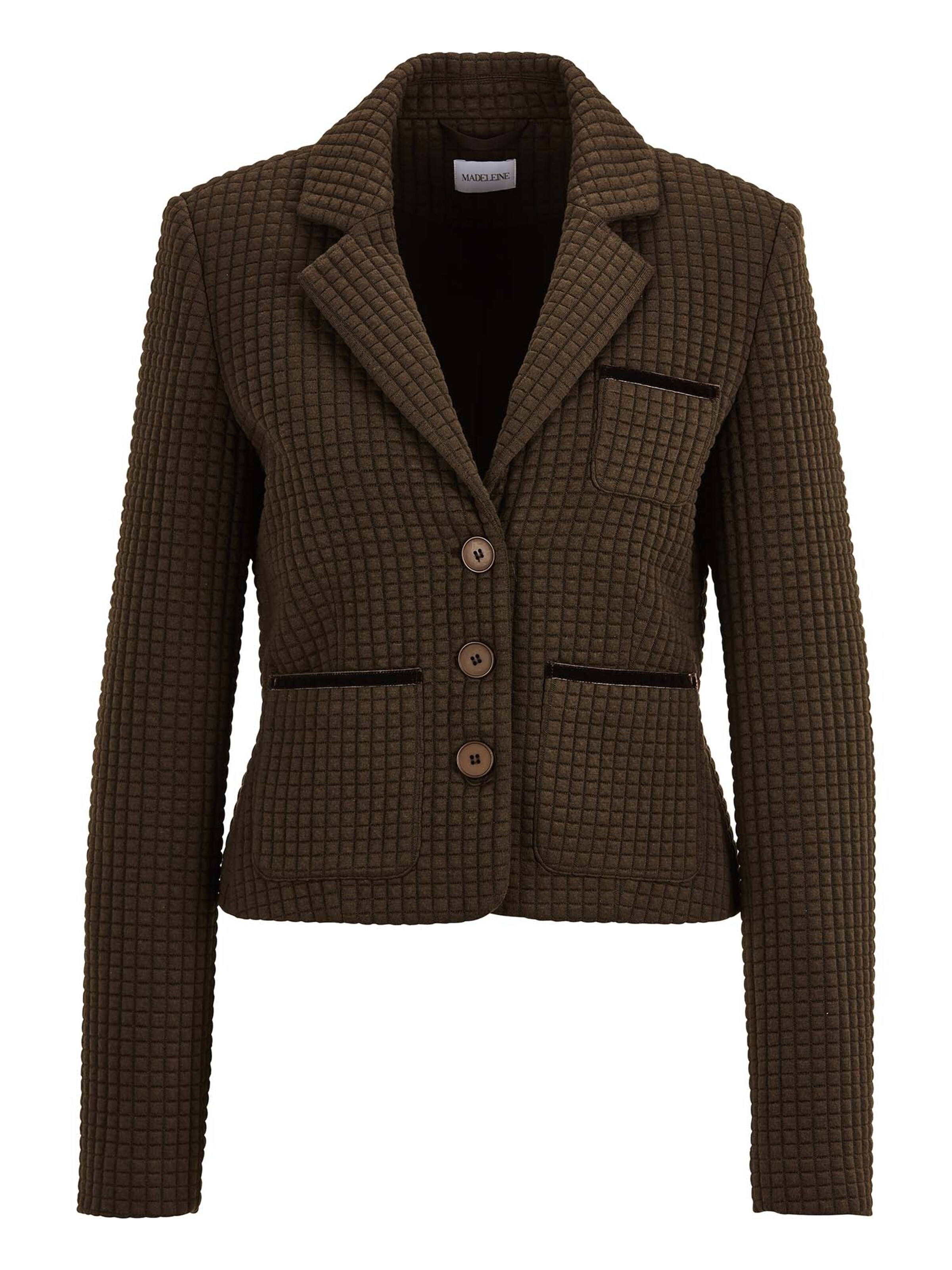 MADELEINE Blazer in Brown: front
