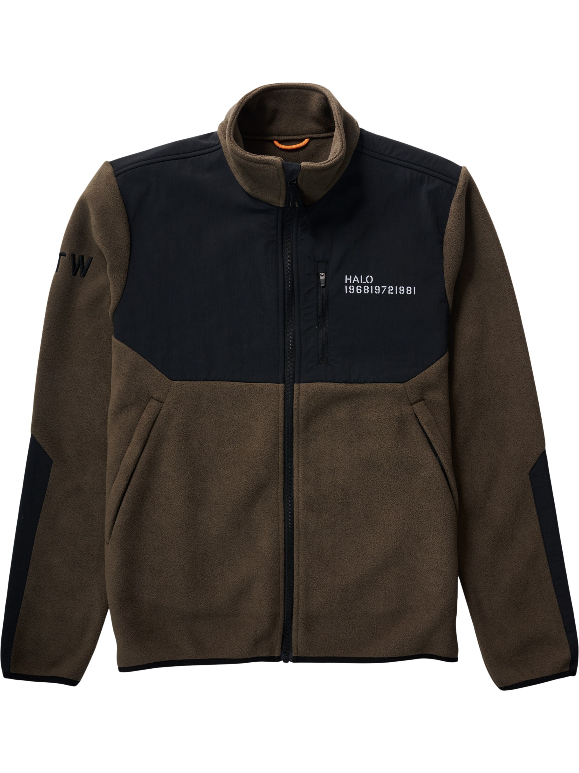 HALO Fleece Jacket in Brown: front