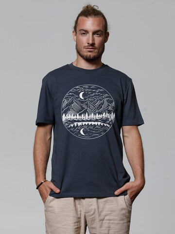 T-Shirt Watapparel en gris : devant