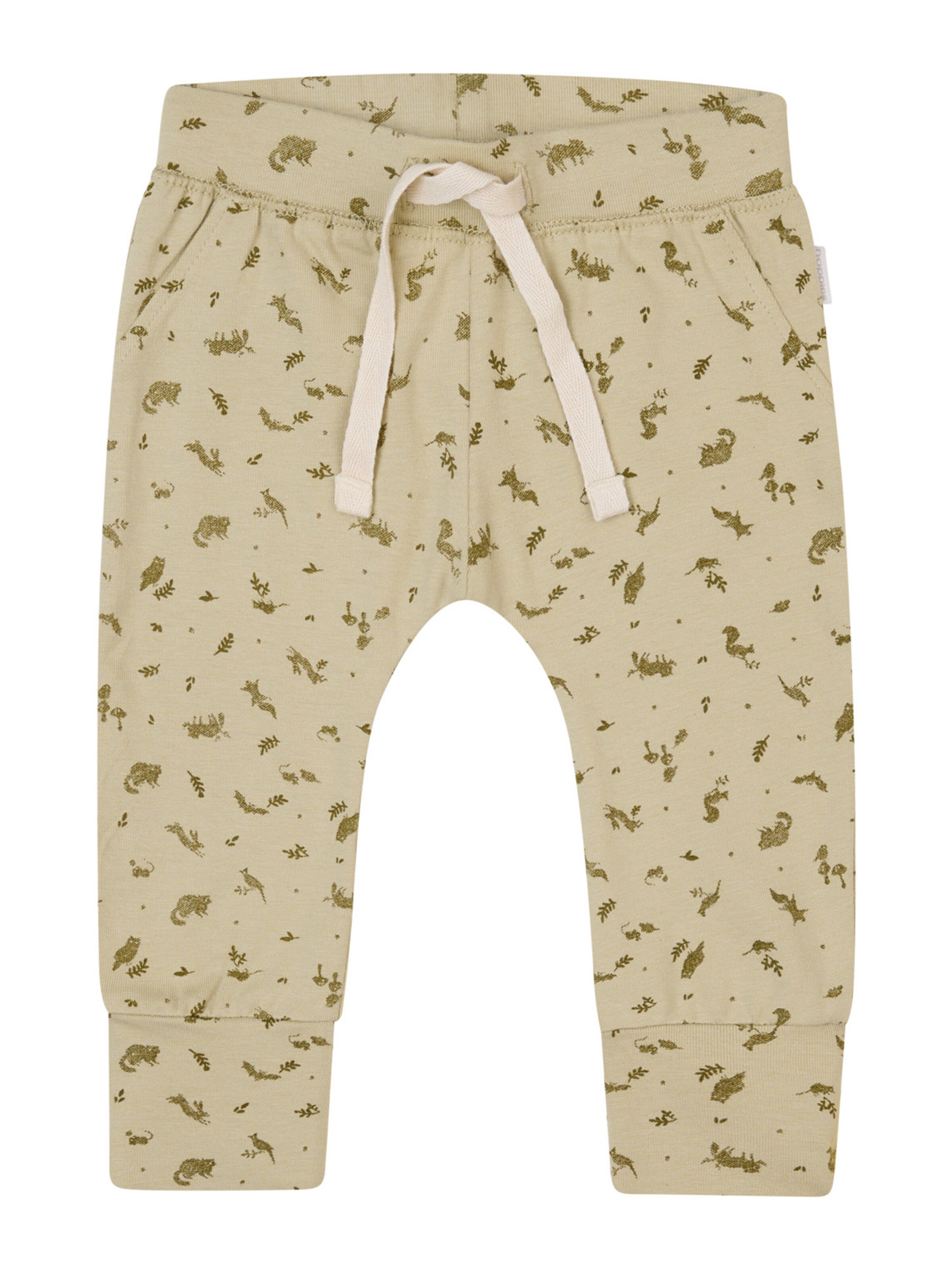Noppies Tapered Broek in Beige: voorkant