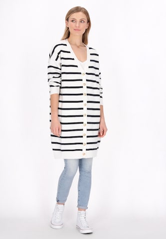 Cardigan DreiMaster Maritim en blanc