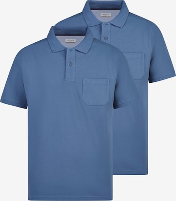 redmond Shirt 'Basic' in Blau: Vorderseite