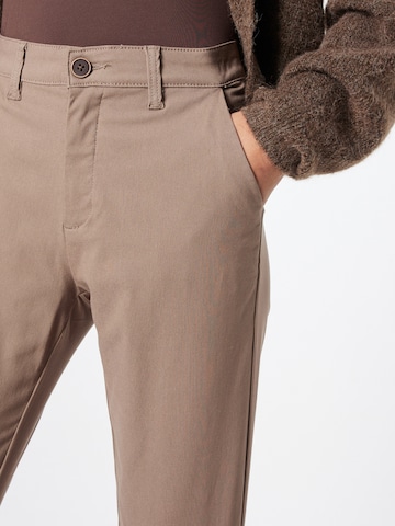 Freequent Regular Chino Pants 'REX' in Brown