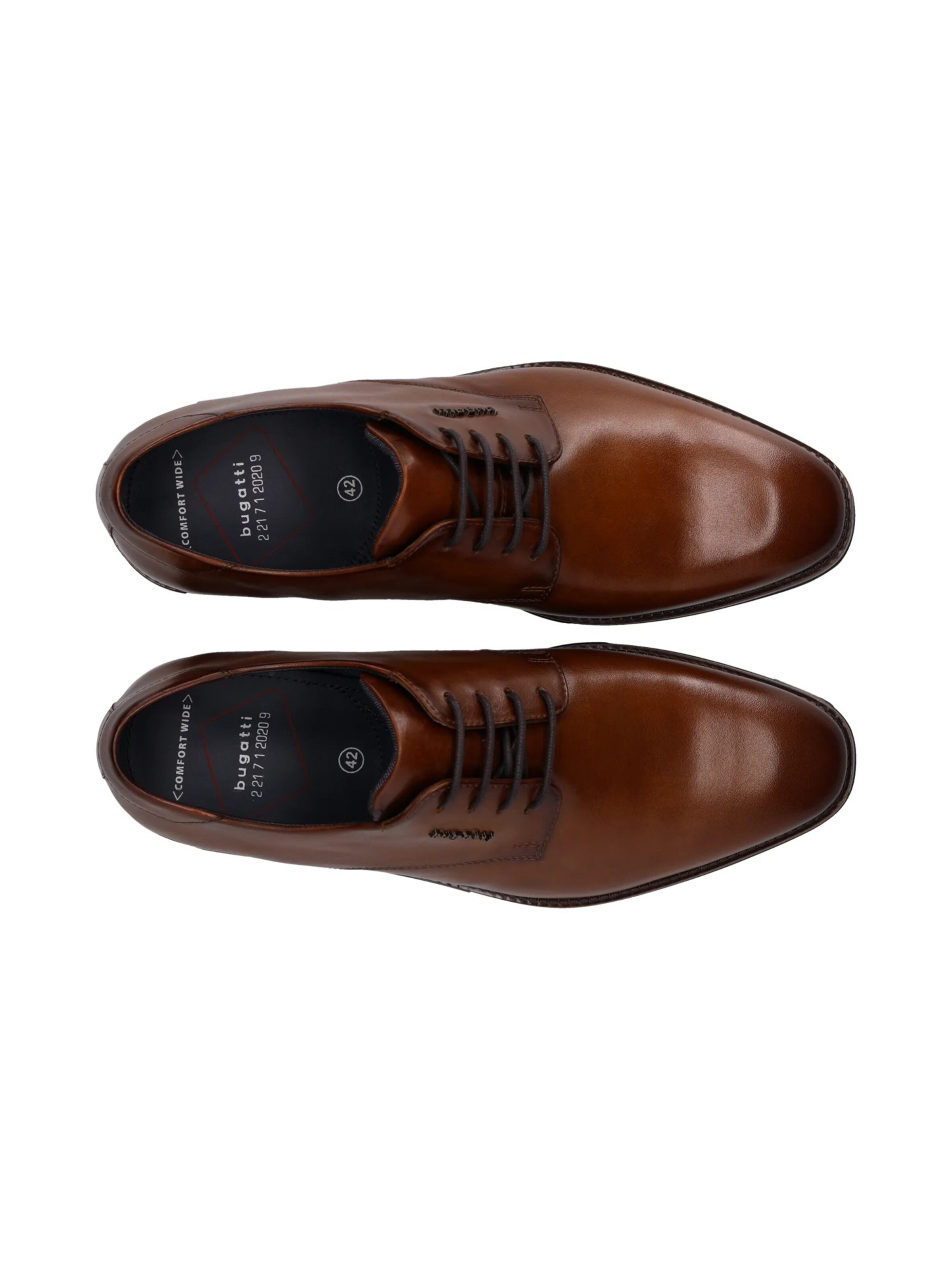 Chaussure à lacets bugatti en marron