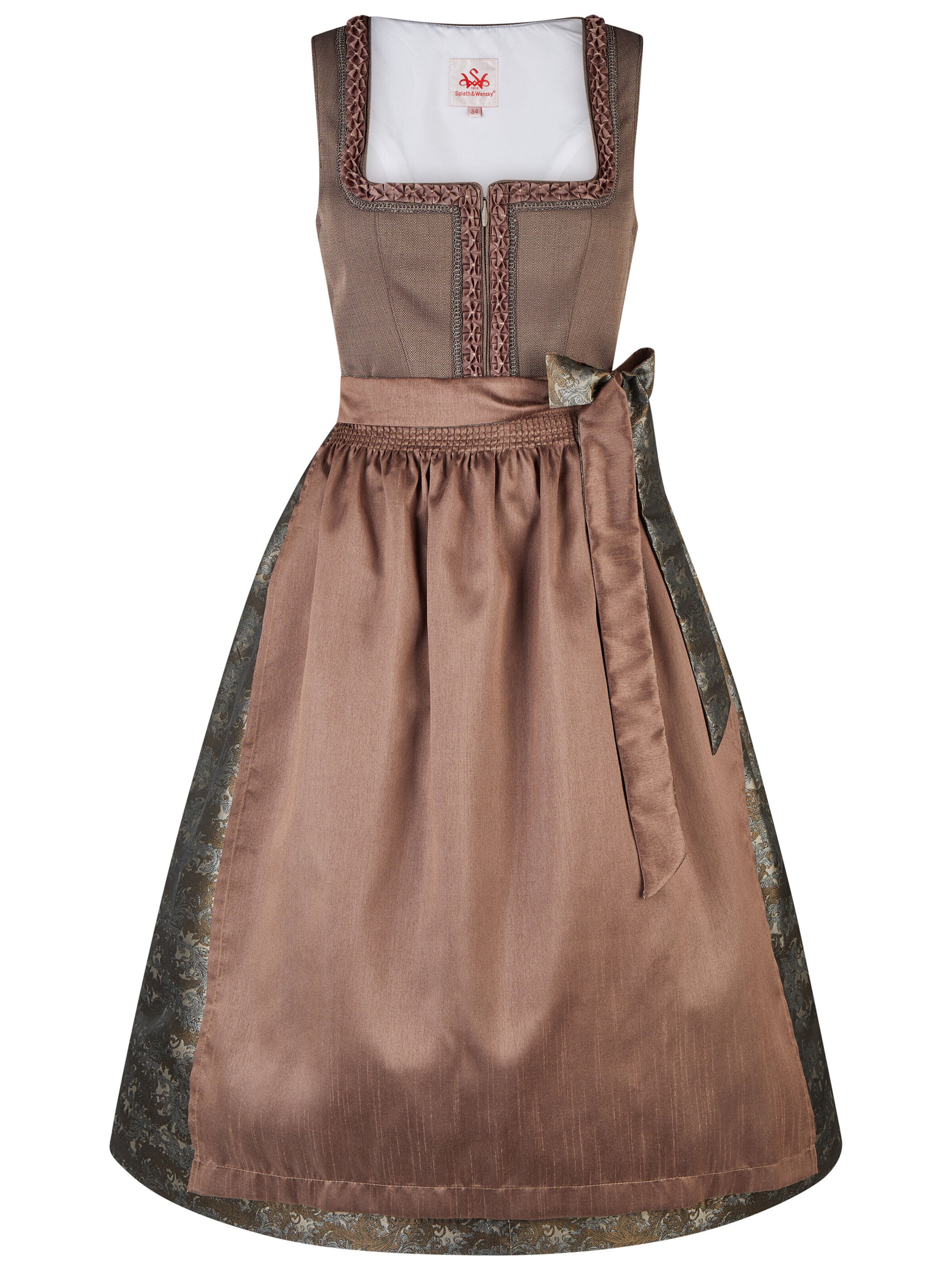 SPIETH & WENSKY Dirndl 'Klavier' in 30 in Brown, Item view