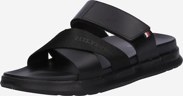 TOMMY HILFIGER Mules in Black: front