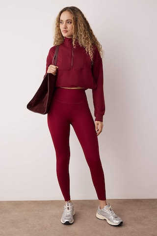 Trendyol - Skinny Leggings en rojo
