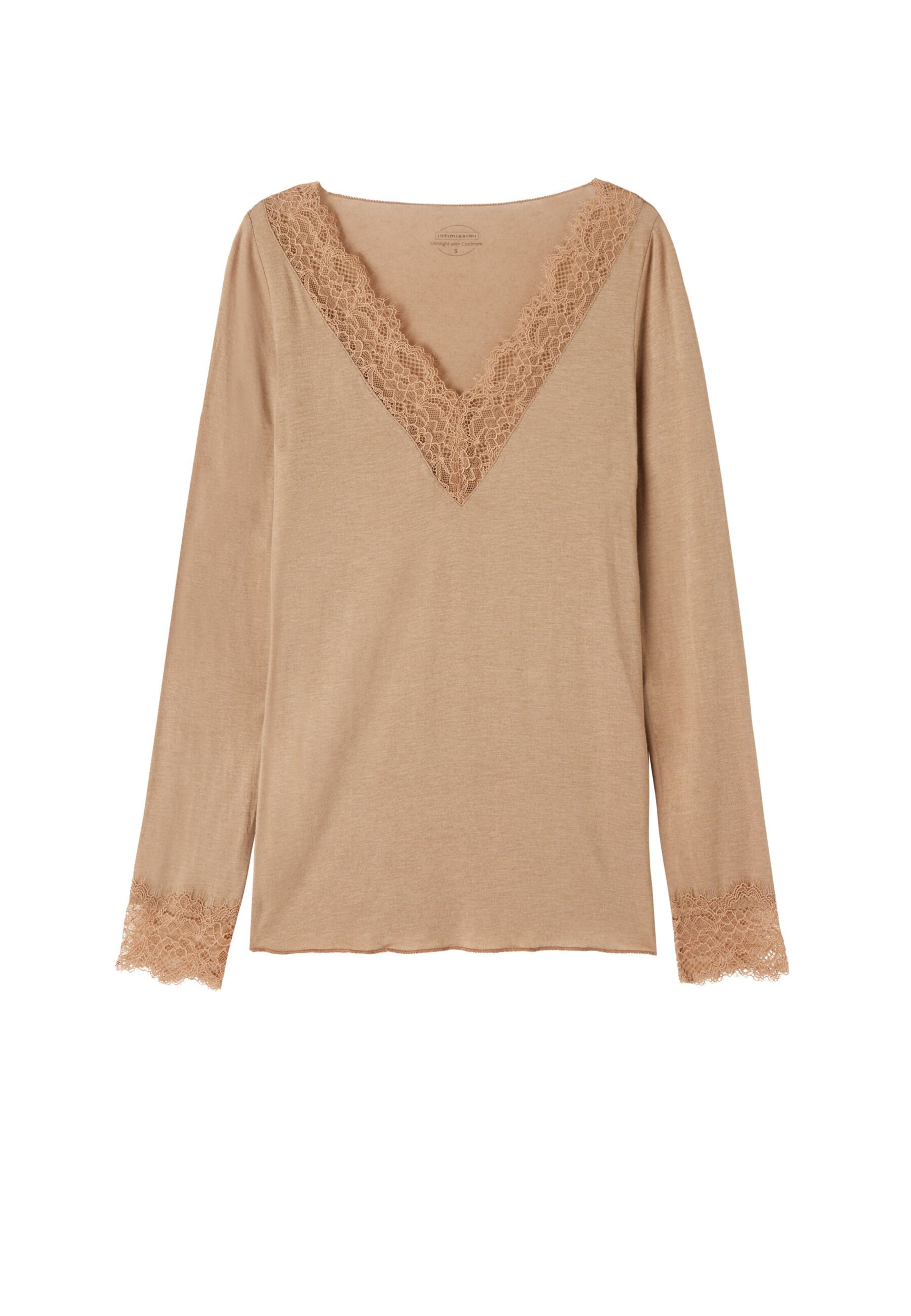 INTIMISSIMI Shirt 'Ultralight' in Brown: front