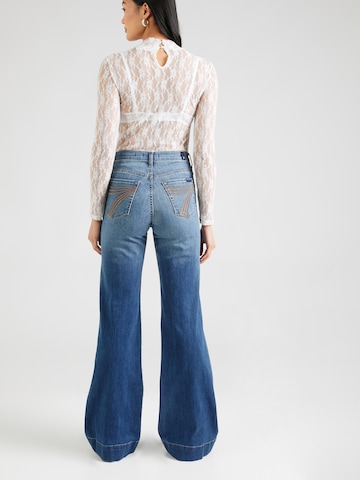 7 for all mankind Wide Leg Jeans 'DOJO' in Blau