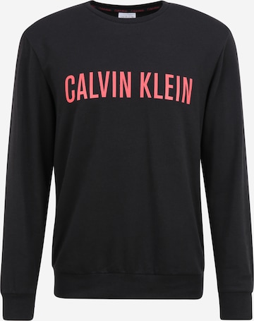 Calvin Klein Underwear Regular Суичър в черно: отпред