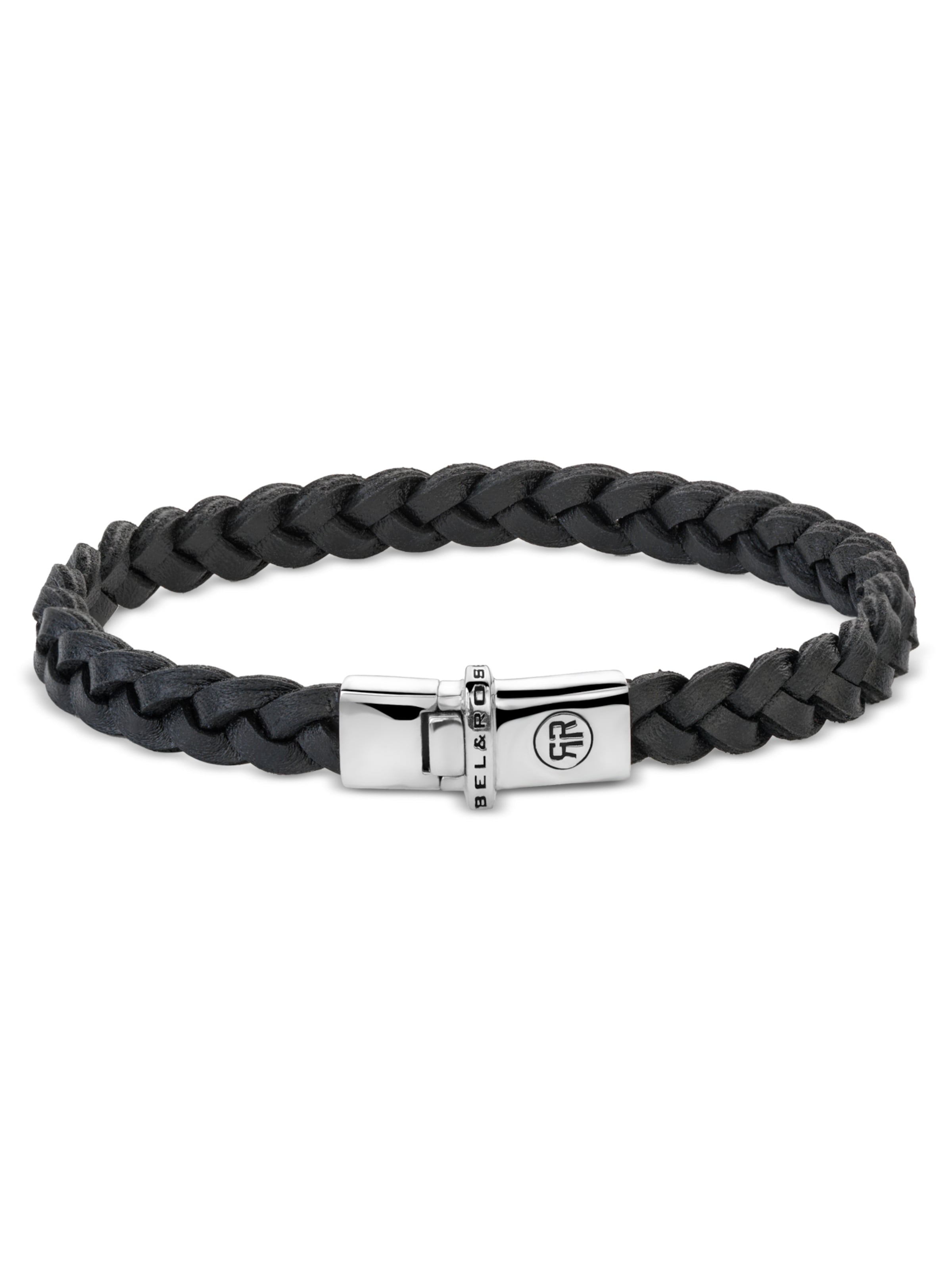 Rebel & Rose Bracelet in Black: front