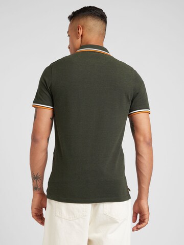 Tricou 'JJEPAULOS' de la JACK & JONES pe verde