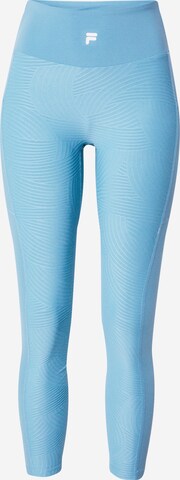 FILA Skinny Spodnie sportowe 'RAFAELA' w kolorze niebieski: przód
