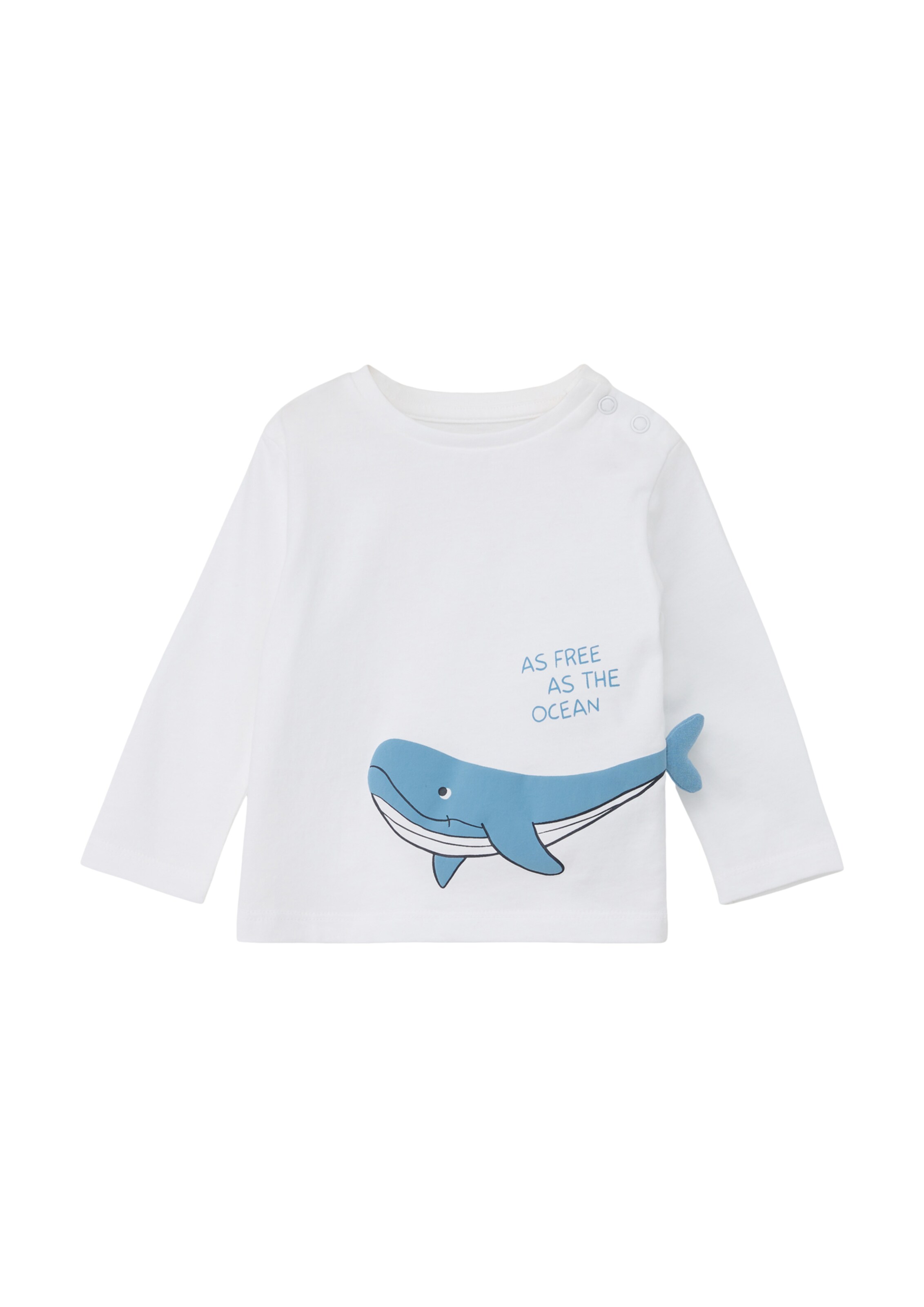 s.Oliver Shirt in Wit: voorkant