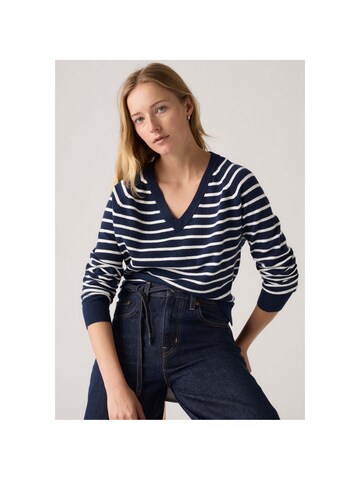 LEVI'S ® Trui 'Tara V-Neck' in Blauw