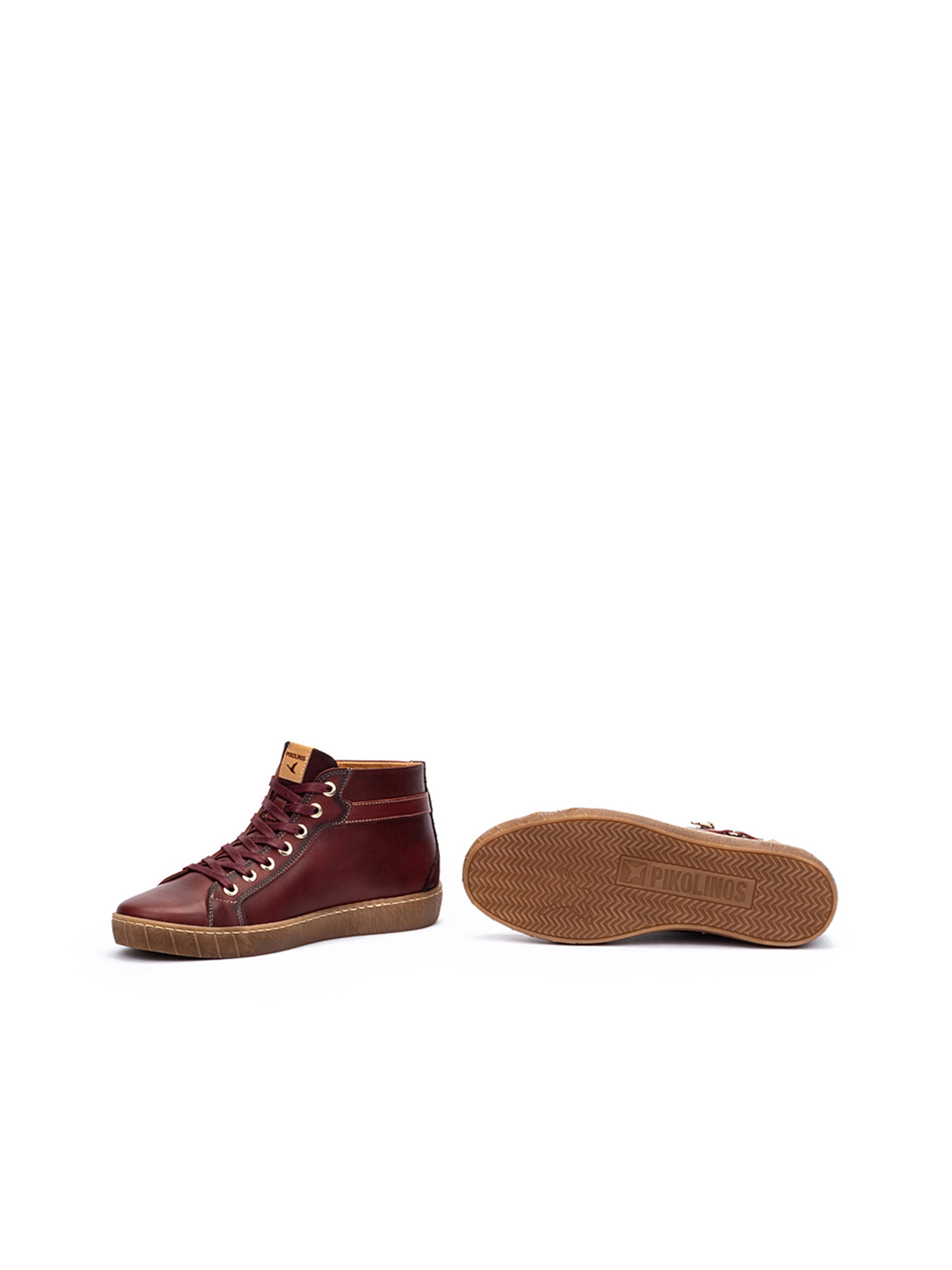 PIKOLINOS Sneakersy wysokie 'Lanzarote' w kolorze czerwony