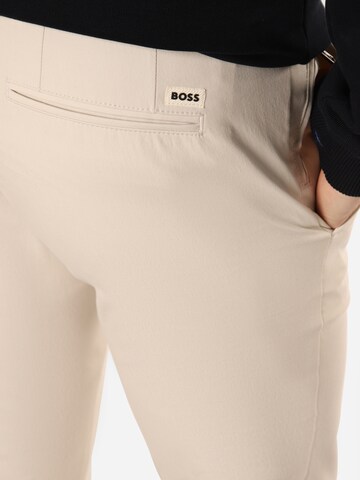 Coupe slim Pantalon 'Kaito_1' BOSS en beige